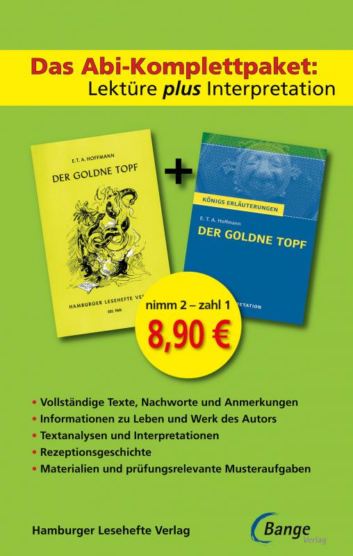 Cover-Bild Der goldne Topf von E. T. A. Hoffmann – Lektüre plus Interpretation