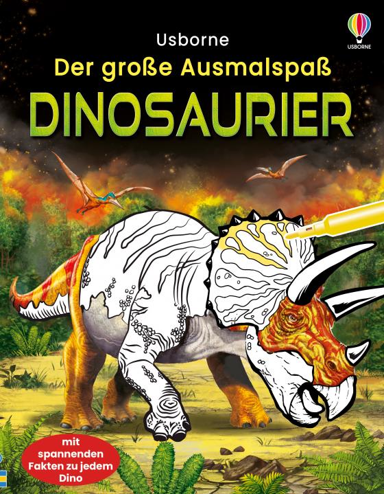 Cover-Bild Der große Ausmalspaß: Dinosaurier