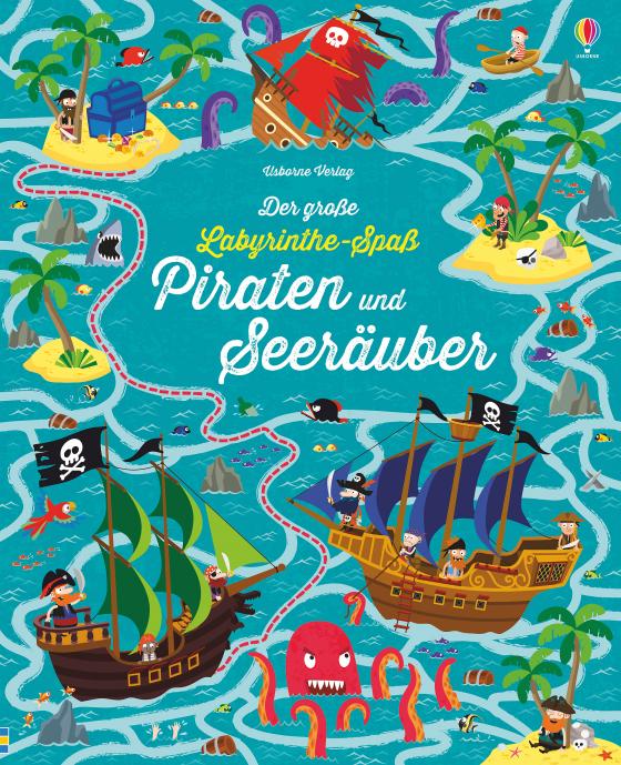 Cover-Bild Der große Labyrinthe-Spaß: Piraten und Seeräuber