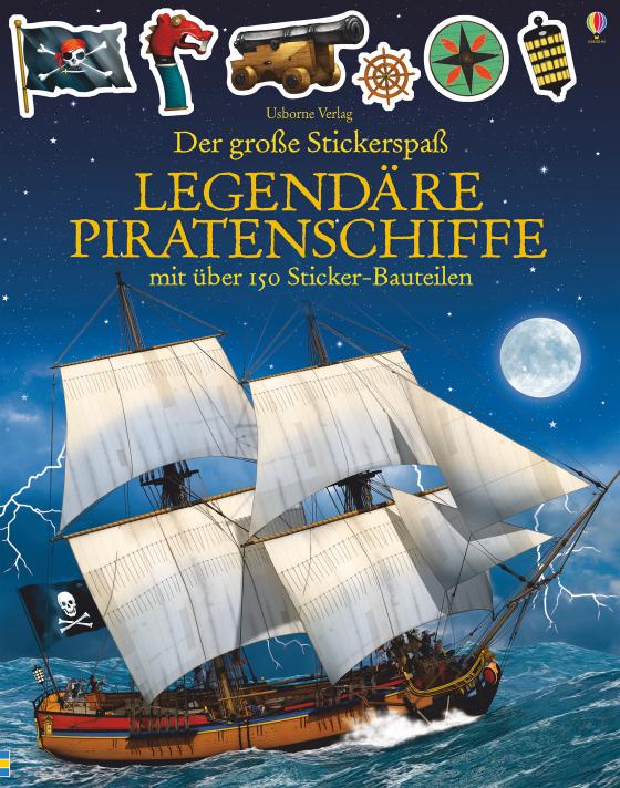 Cover-Bild Der große Stickerspaß: Legendäre Piratenschiffe