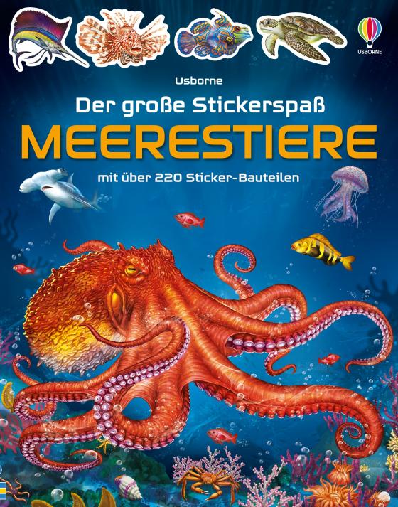 Cover-Bild Der große Stickerspaß: Meerestiere