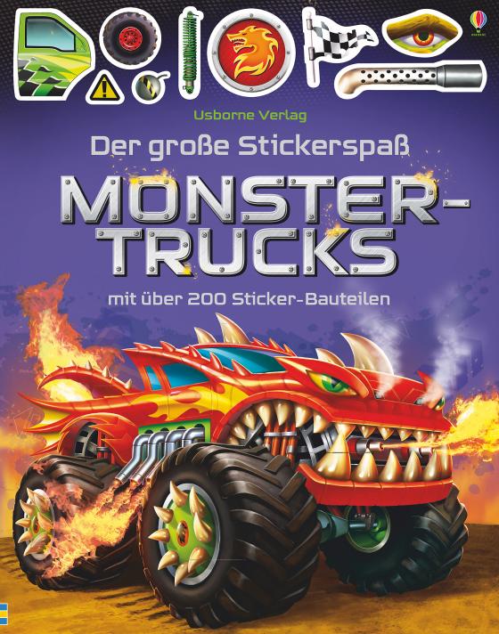 Cover-Bild Der große Stickerspaß: Monstertrucks