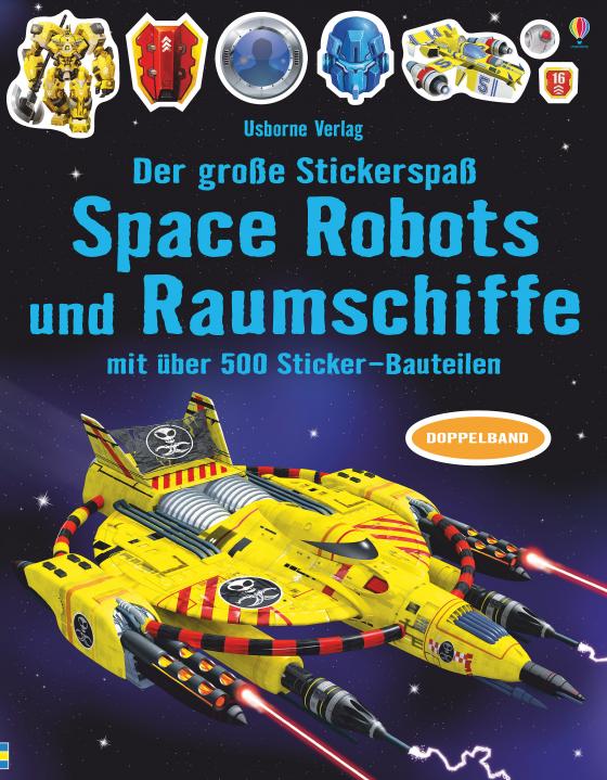 Cover-Bild Der große Stickerspaß: Space Robots und Raumschiffe