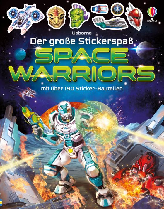 Cover-Bild Der große Stickerspaß: Space Warriors