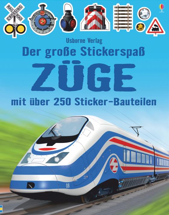 Cover-Bild Der große Stickerspaß: Züge