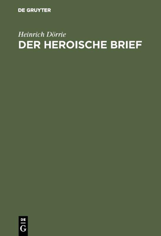 Cover-Bild Der heroische Brief