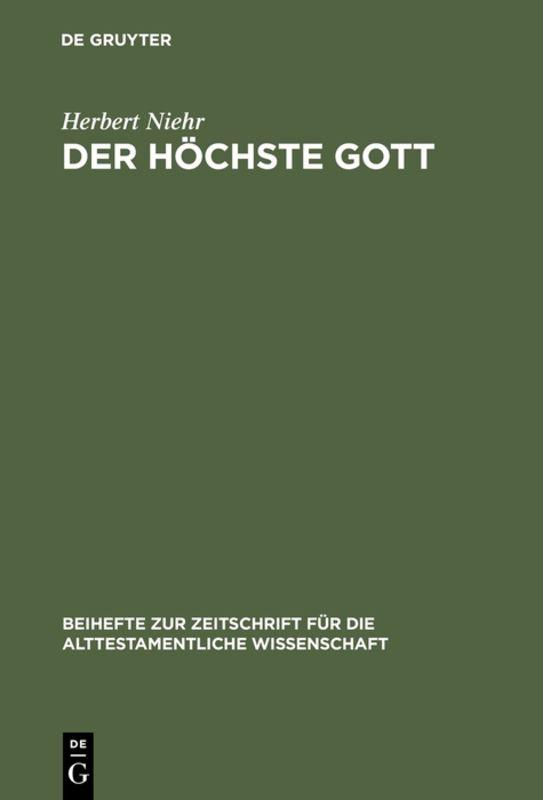 Cover-Bild Der höchste Gott