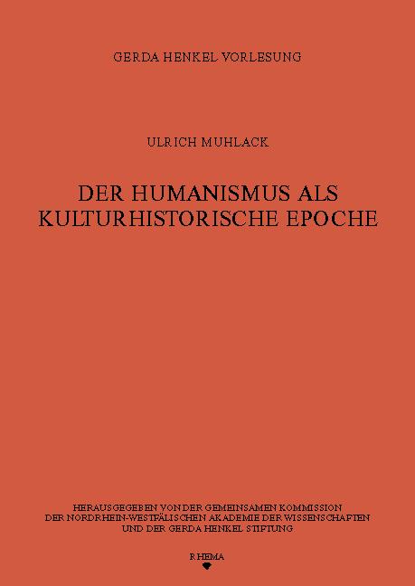 Cover-Bild Der Humanismus als kulturhistorische Epoche