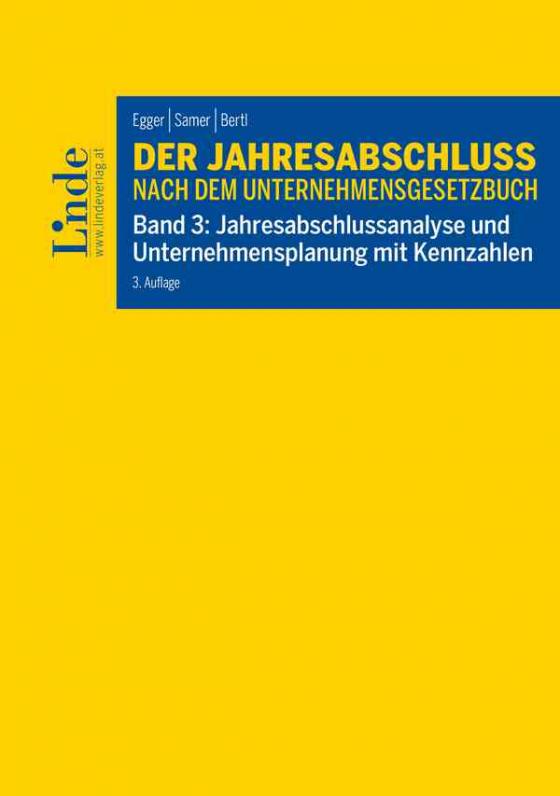 Cover-Bild Der Jahresabschluss nach dem Unternehmensgesetzbuch, Band 3