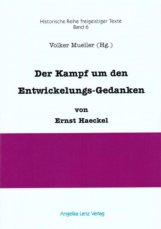 Cover-Bild Der Kampf um den Entwickelungs-Gedanken