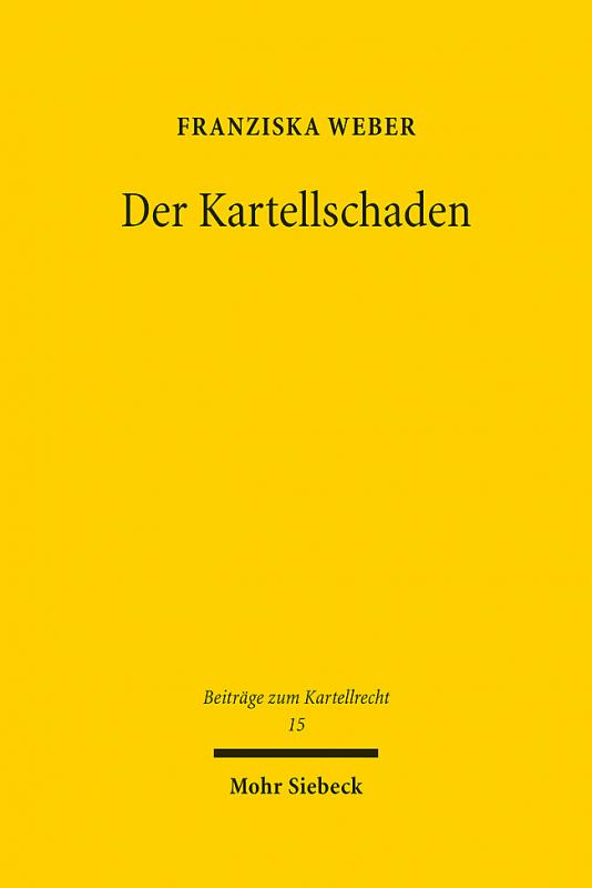 Cover-Bild Der Kartellschaden