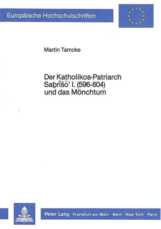 Cover-Bild Der Katholikos-Patriarch Sabriso' I. (596-604) und das Mönchtum