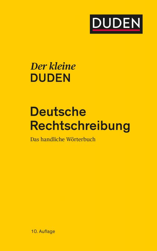 Cover-Bild Der kleine Duden - Deutsche Rechtschreibung