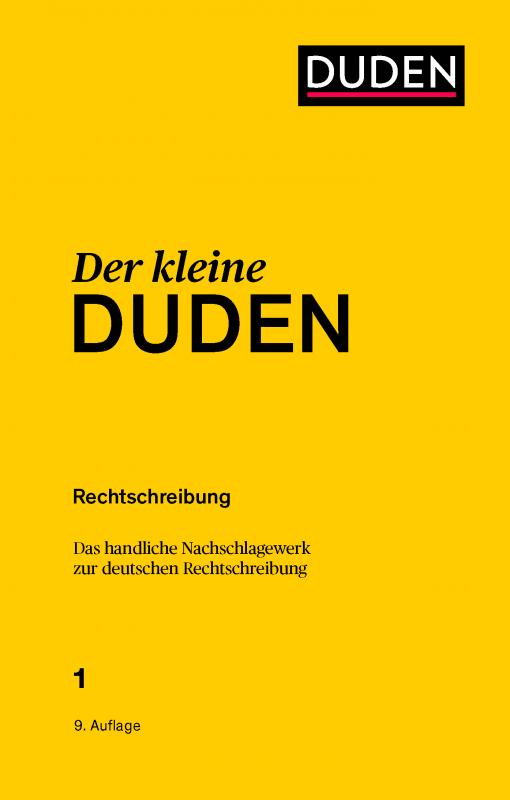 Cover-Bild Der kleine Duden – Rechtschreibung