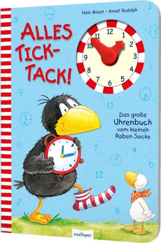 Cover-Bild Der kleine Rabe Socke: Alles Tick-Tack! Das große Uhrenbuch vom kleinen Raben Socke