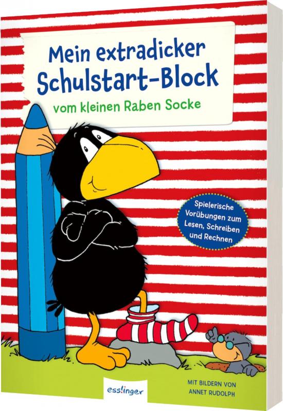 Cover-Bild Der kleine Rabe Socke: Mein extradicker Schulstart-Block