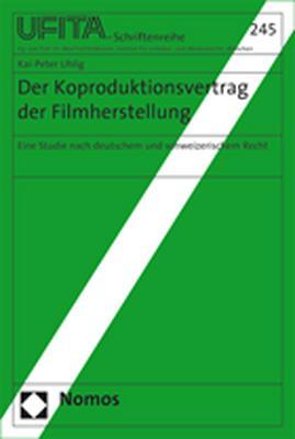 Cover-Bild Der Koproduktionsvertrag der Filmherstellung