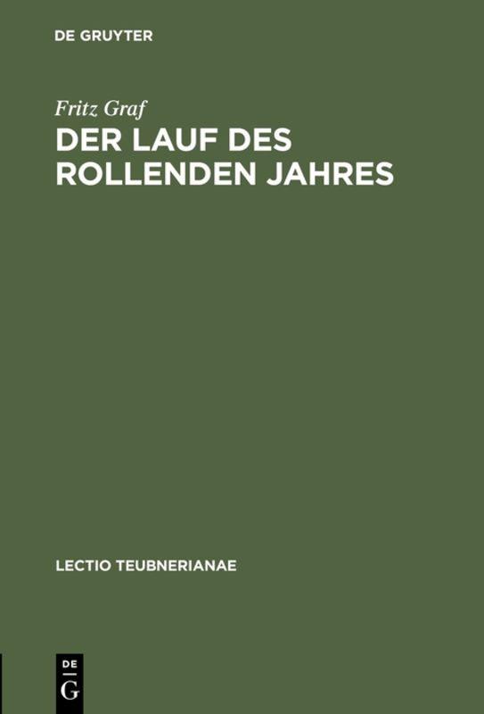 Cover-Bild Der Lauf des rollenden Jahres