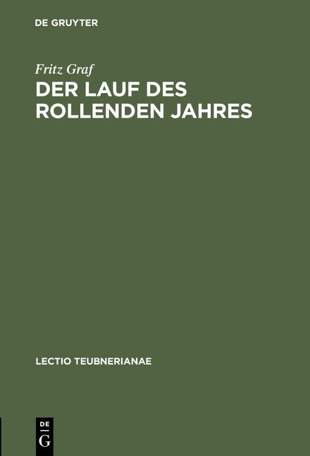 Cover-Bild Der Lauf des rollenden Jahres