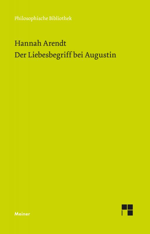 Cover-Bild Der Liebesbegriff bei Augustin
