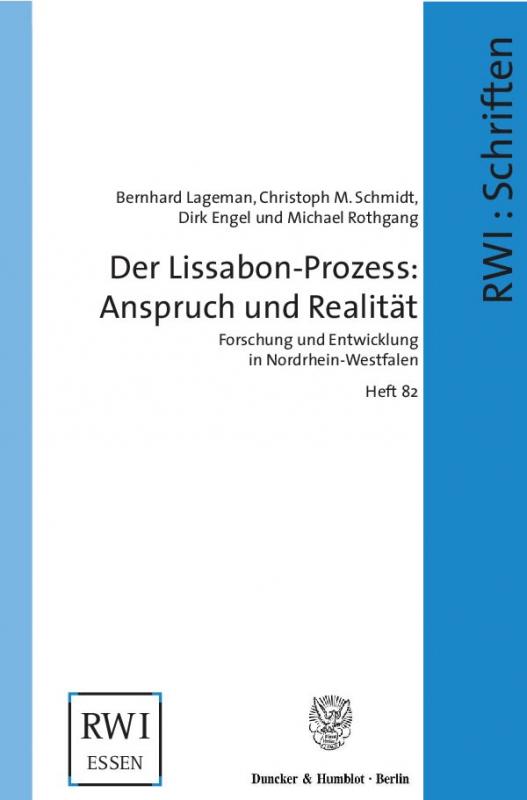 Cover-Bild Der Lissabon-Prozess: Anspruch und Realität.