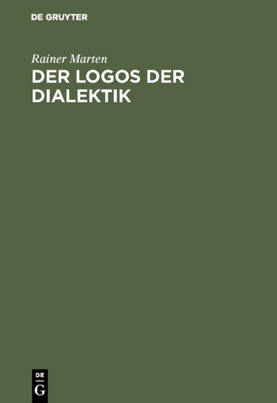 Cover-Bild Der Logos der Dialektik