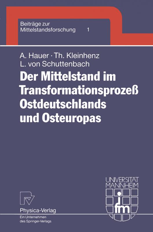 Cover-Bild Der Mittelstand im Transformationsprozeß Ostdeutschlands und Osteuropas