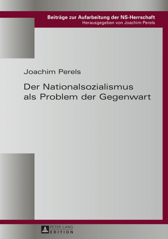 Cover-Bild Der Nationalsozialismus als Problem der Gegenwart