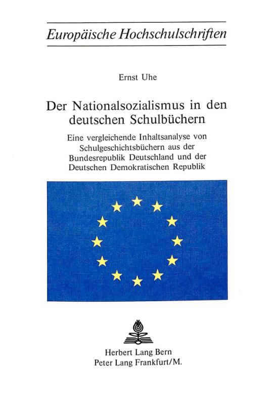 Cover-Bild Der Nationalsozialismus in den deutschen Schulbüchern