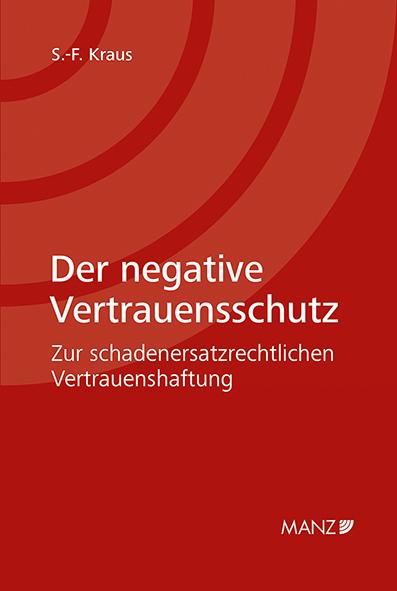 Cover-Bild Der negative Vertrauensschutz