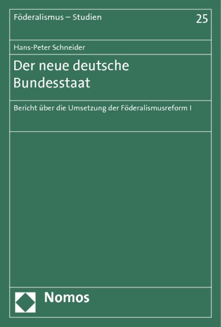 Cover-Bild Der neue deutsche Bundesstaat