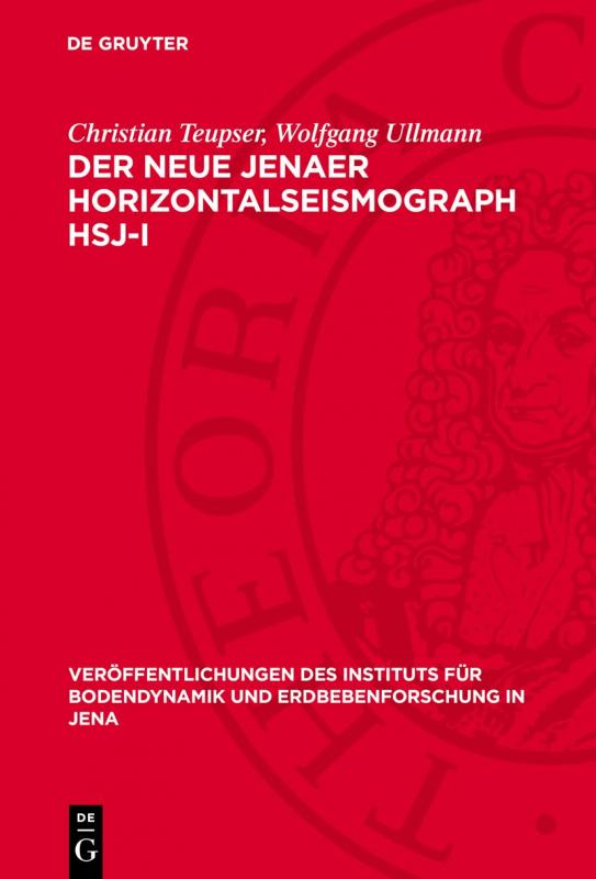 Cover-Bild Der neue Jenaer Horizontalseismograph HSJ-I