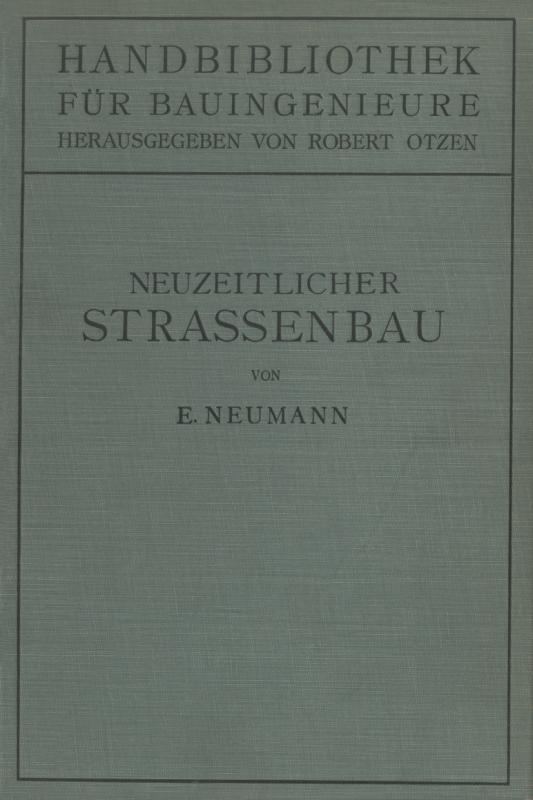 Cover-Bild Der neuzeitliche Straßenbau