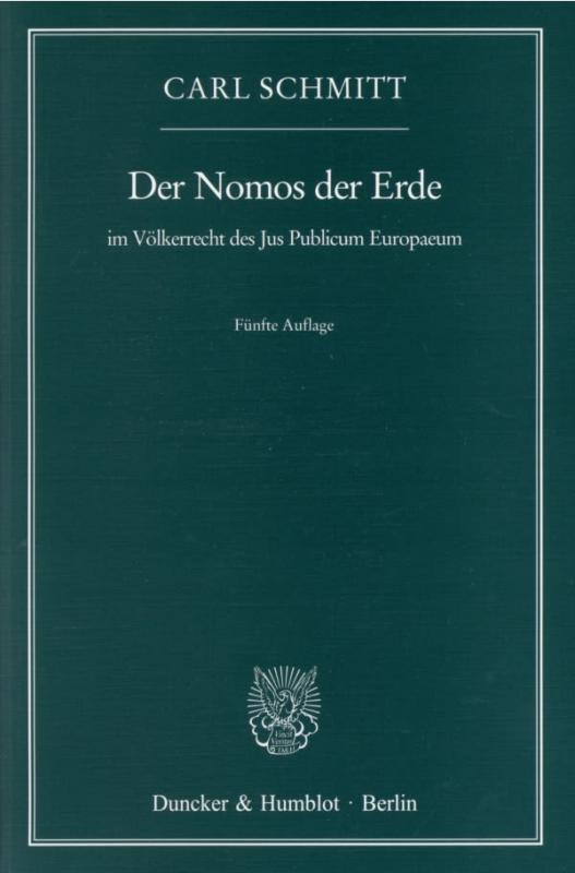 Cover-Bild Der Nomos der Erde