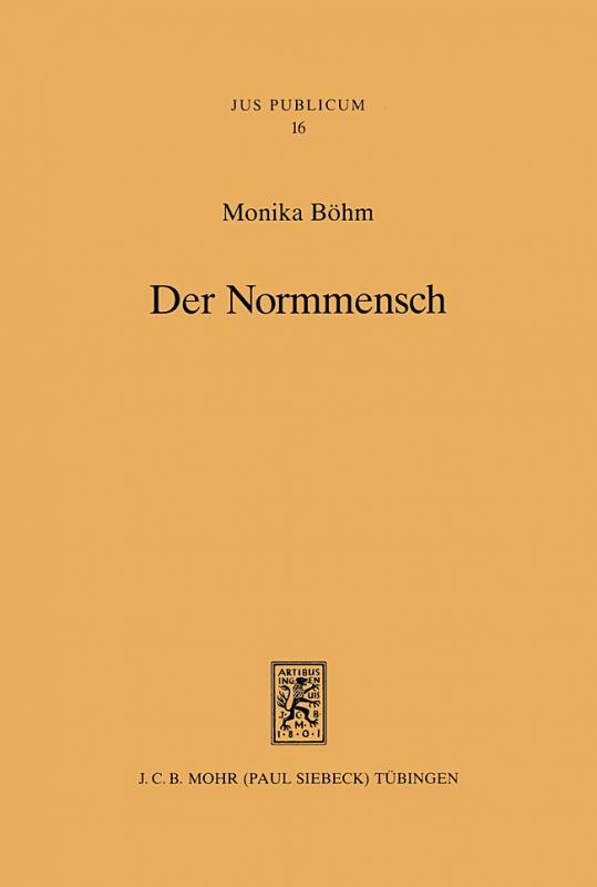Cover-Bild Der Normmensch