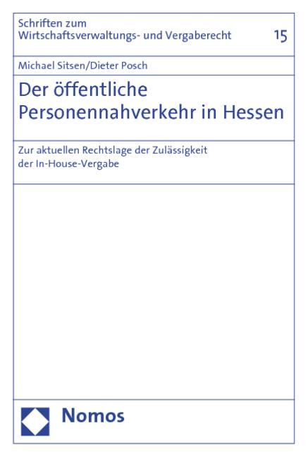 Cover-Bild Der öffentliche Personennahverkehr in Hessen