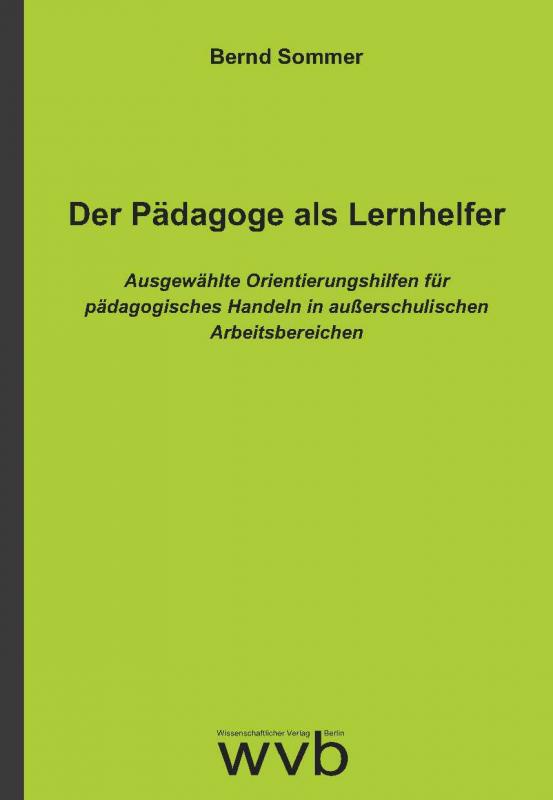 Cover-Bild Der Pädagoge als Lernhelfer