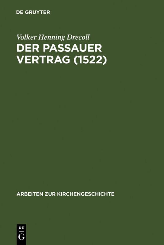 Cover-Bild Der Passauer Vertrag (1552)