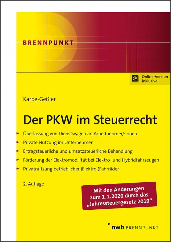 Cover-Bild Der PKW im Steuerrecht