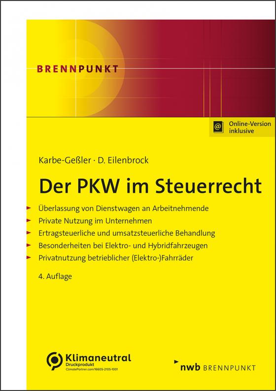 Cover-Bild Der PKW im Steuerrecht