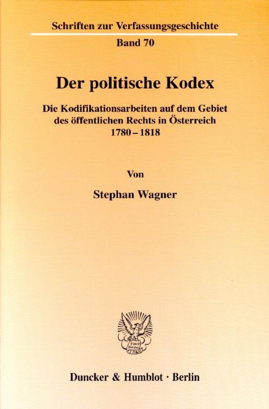 Cover-Bild Der politische Kodex.
