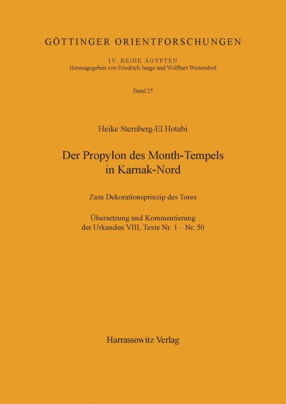 Cover-Bild Der Propylon des Month-Tempels in Karnak-Nord