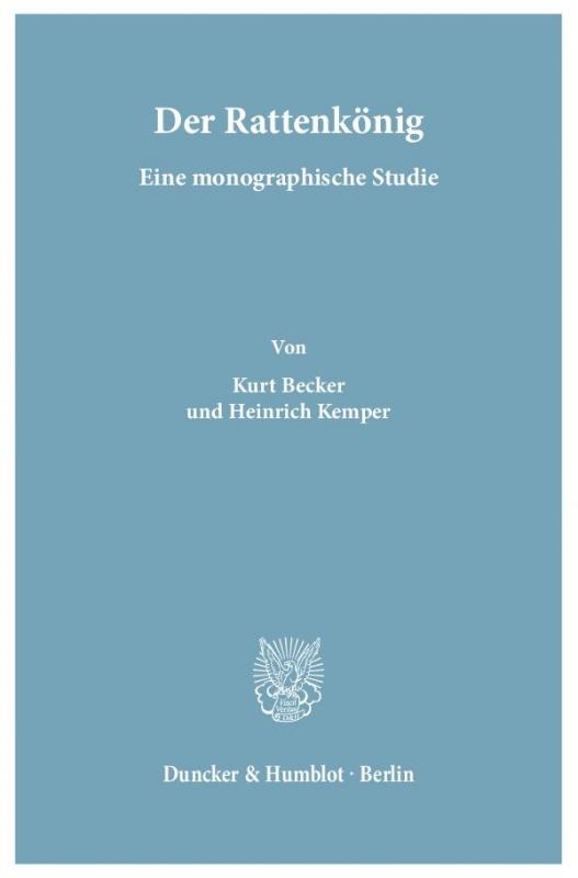Cover-Bild Der Rattenkönig.