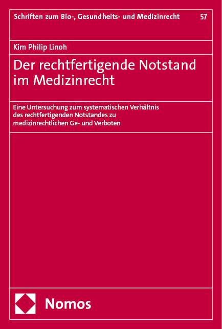 Cover-Bild Der rechtfertigende Notstand im Medizinrecht