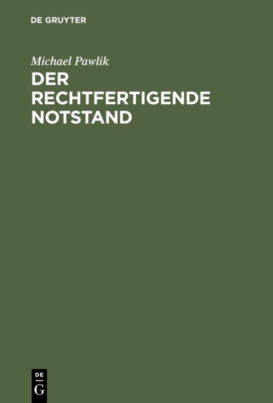 Cover-Bild Der rechtfertigende Notstand