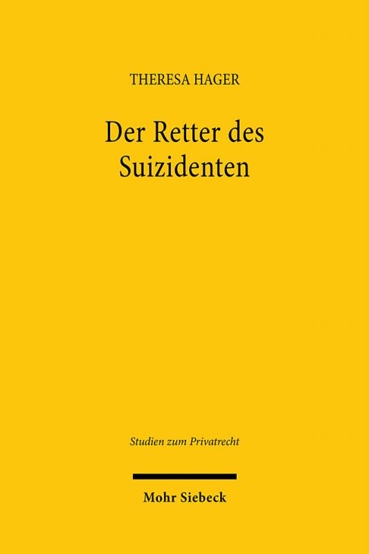 Cover-Bild Der Retter des Suizidenten