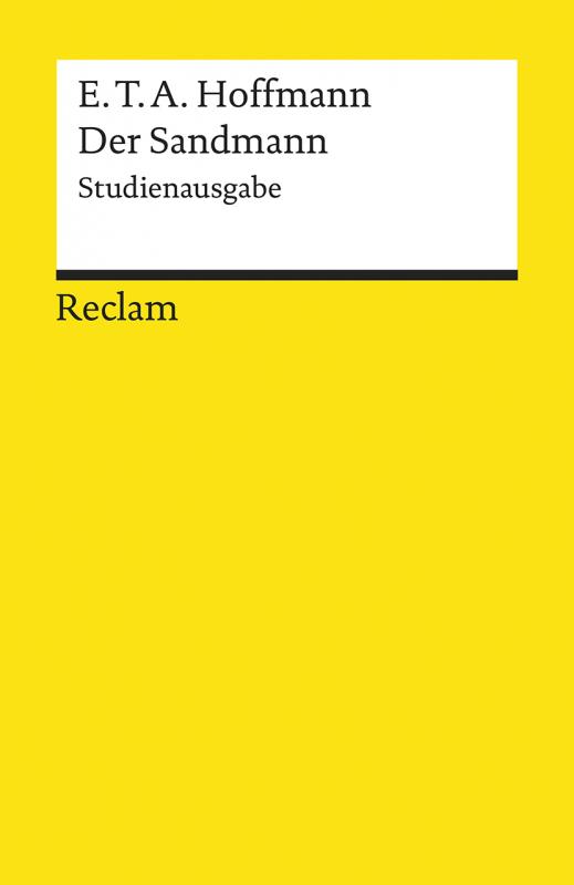 Cover-Bild Der Sandmann. Studienausgabe