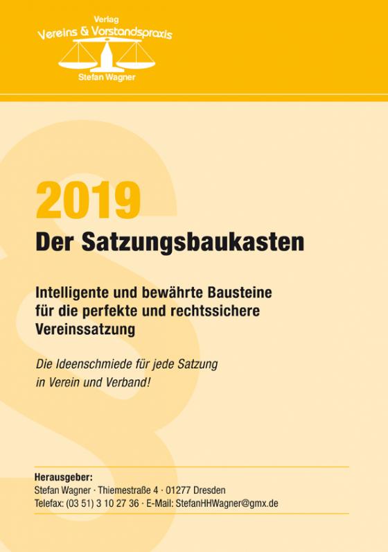 Cover-Bild Der Satzungsbaukasten 2019