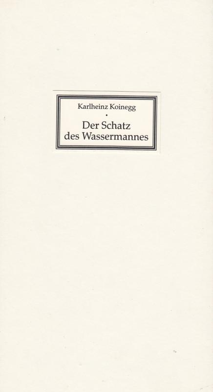 Cover-Bild Der Schatz des Wassermannes