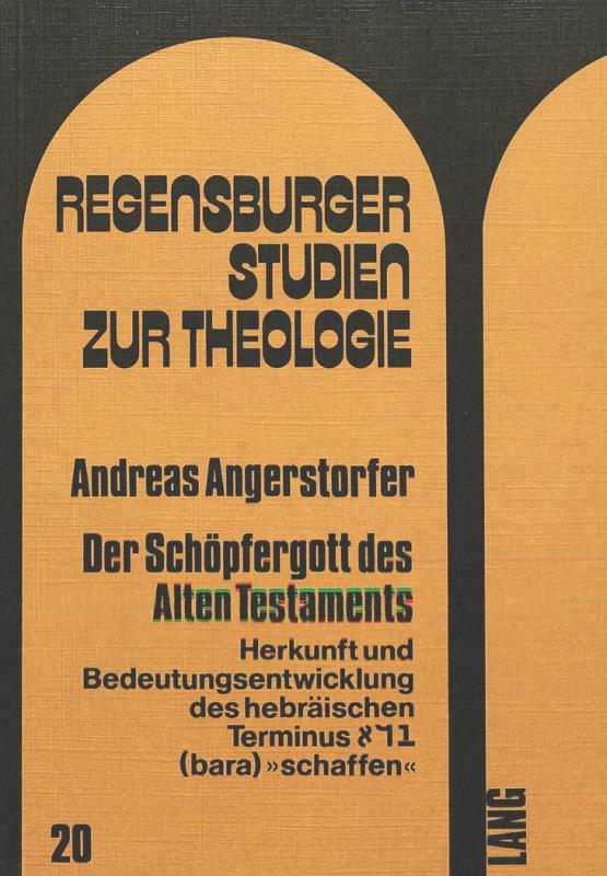 Cover-Bild Der Schöpfergott des Alten Testaments